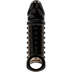 VirilXL Gaine de pénis perlée Viril XL V11 15.5 x 4cm Noire